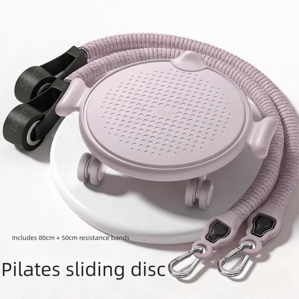 Ab Roller Wheel With Elbow Support - Piringan Geser Pilates Desain Senyap dengan