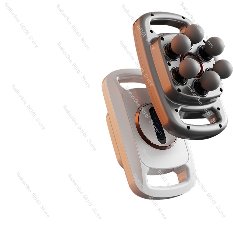 Electric Massage Gun Deep Tissue - Alat Pijat Fascia Profesional, Perangkat Pijat