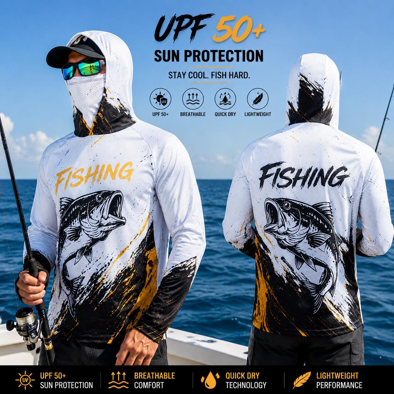 Atasan Pancing Lengan Panjang  - Fishing ulasan dan harga