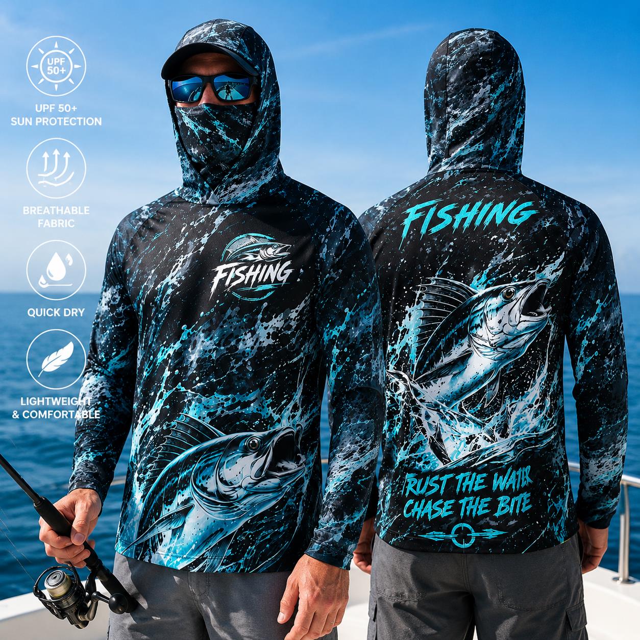 Atasan Pancing Lengan Panjang  - Fishing ulasan dan harga