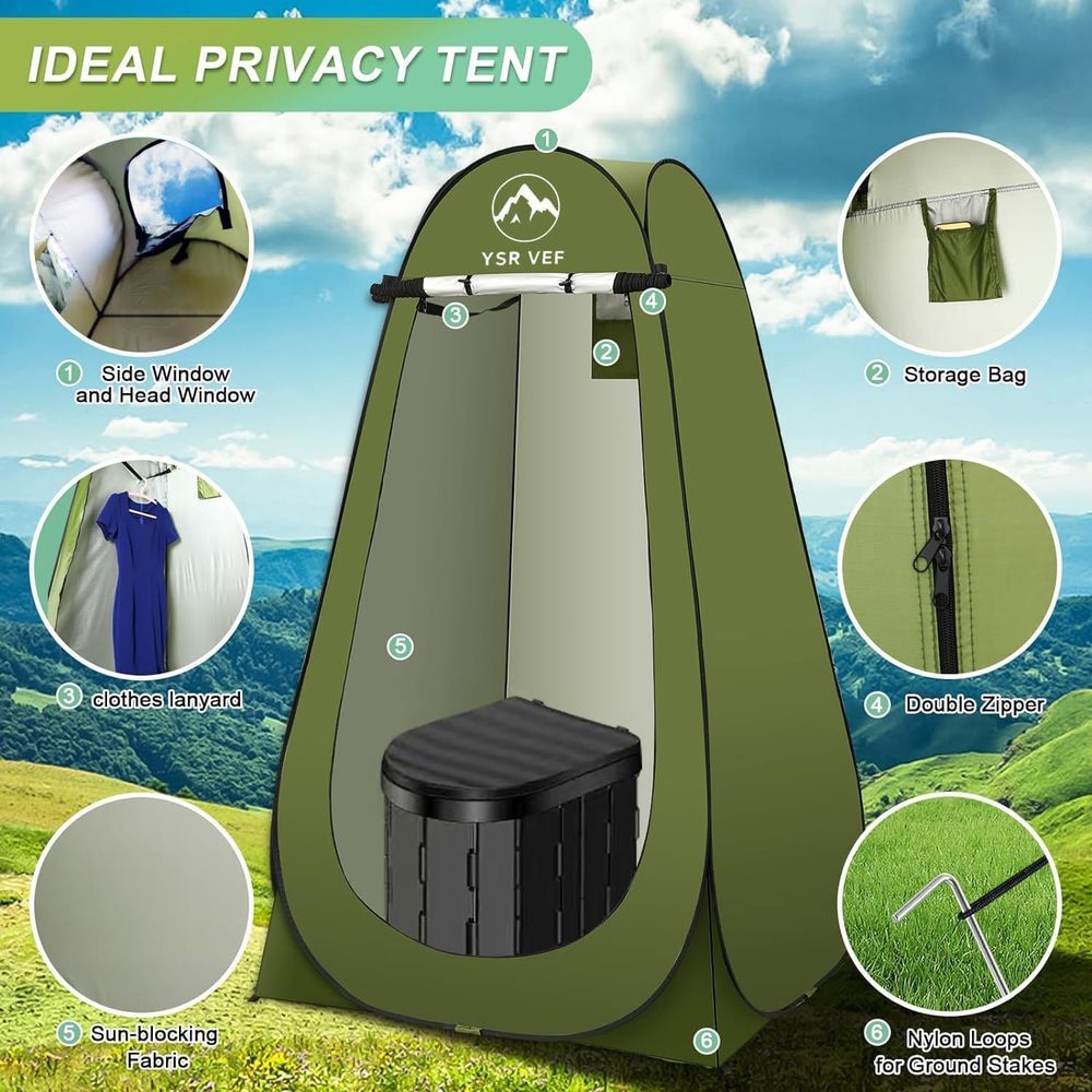 Perlengkapan Toilet Portabel,  - Camping ulasan dan harga
