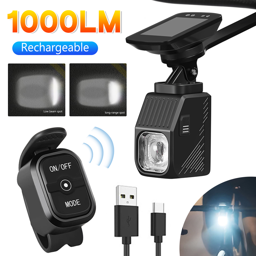 Lampu Depan Sepeda Jalan Raya  - Rechargeable Bicycle Headlight 1000 Lumen ulasan dan harga