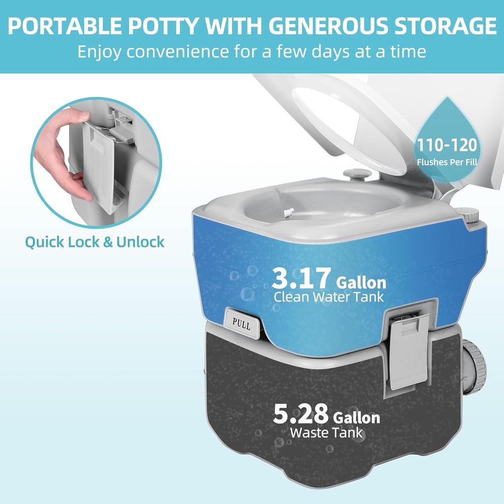 Toilet Portabel YITAMOTOR untu - Camping ulasan dan harga