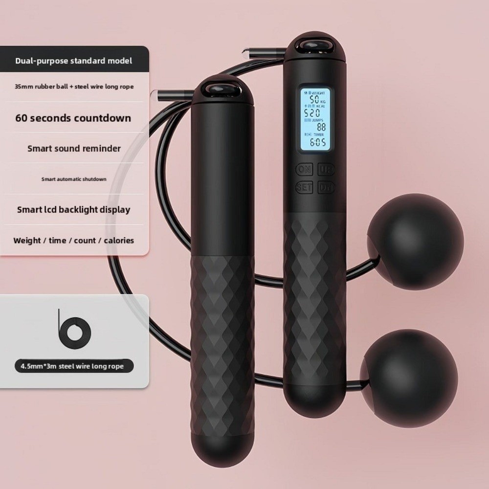 Tali Lompat Tanpa Kabel Anti-S - Smart Jump Rope Digital Counter ulasan dan harga