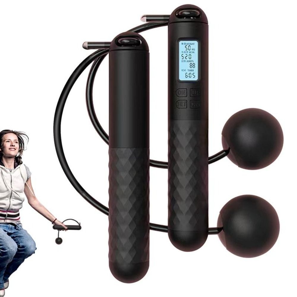 Tali Lompat Tanpa Kabel Anti-S - Smart Jump Rope Digital Counter ulasan dan harga