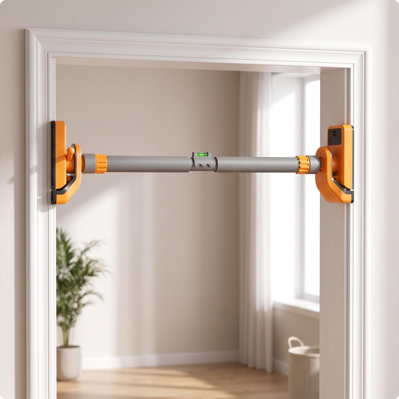 Palang Tarik untuk Bingkai Pin - Door Pull Up Bar No Screw ulasan dan harga