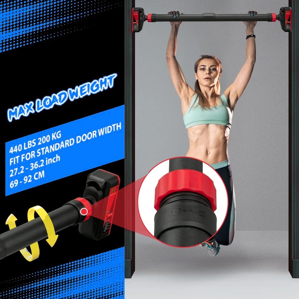 Pull Up Bar yang Dapat Disesua - Door Pull Up Bar No Screw ulasan dan harga